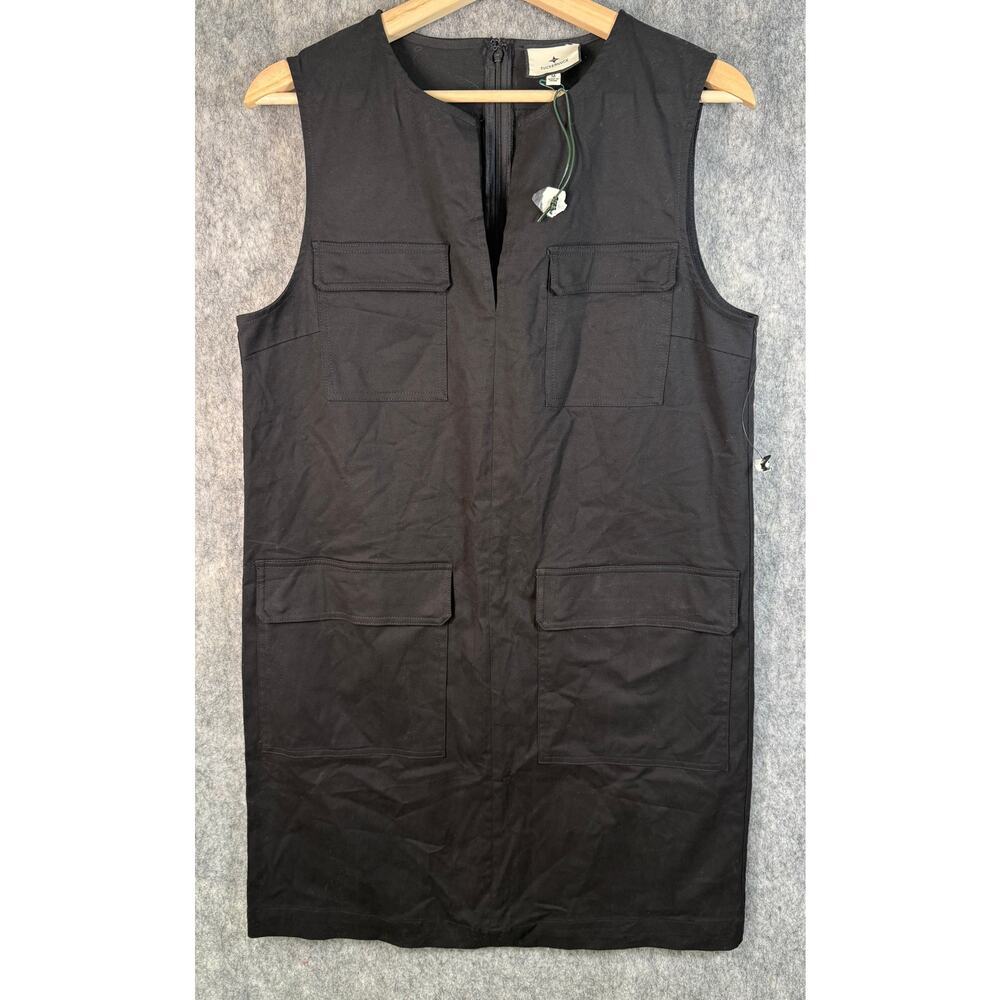 NWOT Tuckernuck Cargo Utilitarian Black Sleeveless Medium Dress